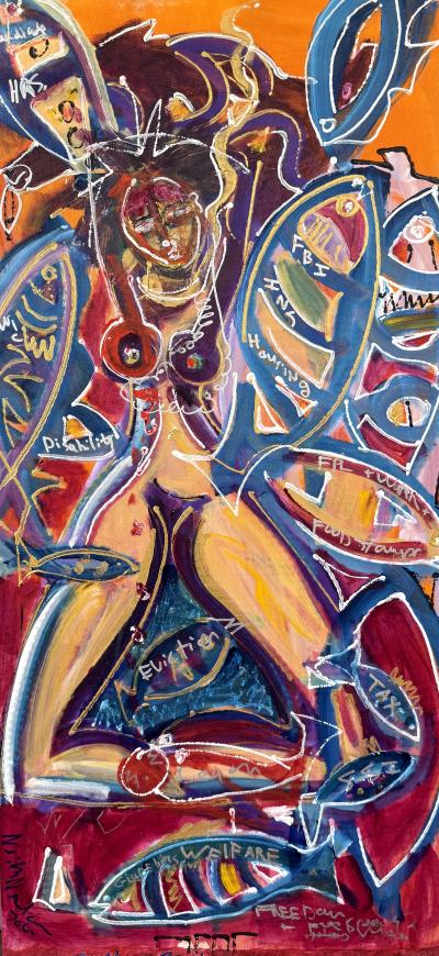 Neith Nevelson Abstract Female Figure 