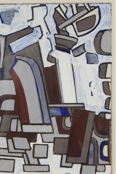 Nell Blair Walden Blaine Nell Blaine Untitled Gouache and India Ink on Board USA 1947