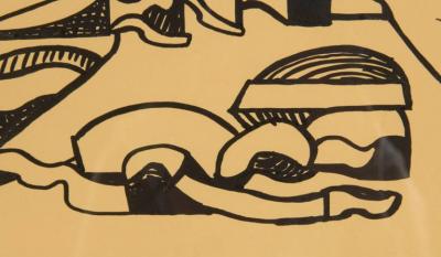 Nell Blair Walden Blaine Nell Blaine Untitled India Ink on Paper USA 1948