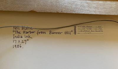 Nell Blair Walden Blaine The Harbor from Banner Hill