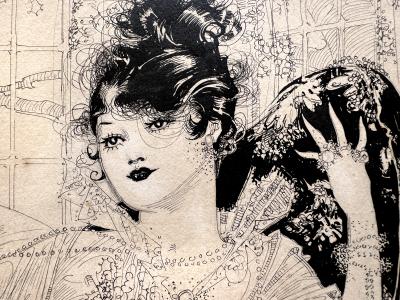 Nell Mrs Bruce Mac Rae Brinkley Woman Daydreaming of her Prince Charming