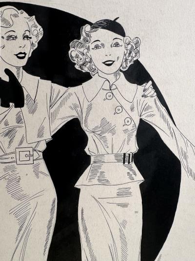 Nell Reppy The Three Graces Fantasy Fashion Illustration Female Illustrator 