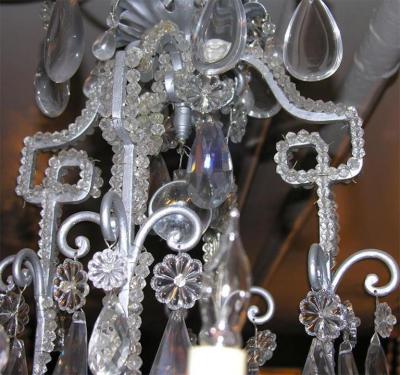 Neo Classic 8 Light Crystal Chandelier