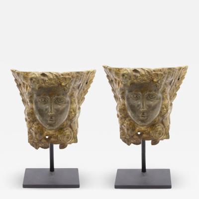 Neo Classic Bronze Womans Masks