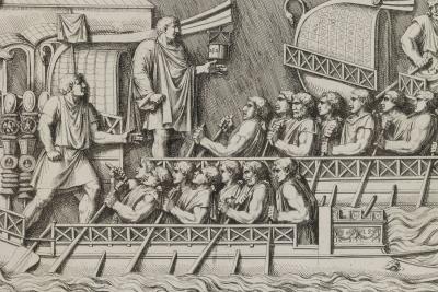 Neo Classic Roman Historical Scene Print