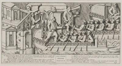 Neo Classic Roman Historical Scene Print