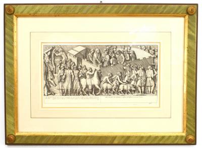 Neo Classic Roman Historical Scene Prints