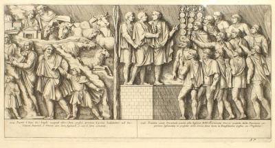 Neo Classic Roman Historical Scene Prints