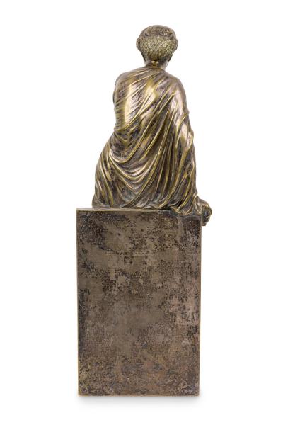 Neo Classic Silver Plated Greek Woman