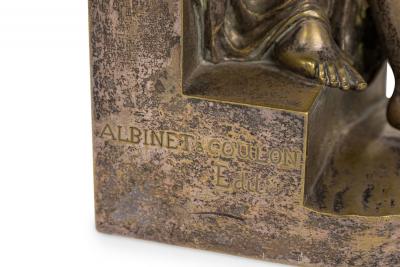 Neo Classic Silver Plated Greek Woman