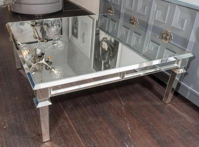 Neo Classical Mirrored Coffee Table