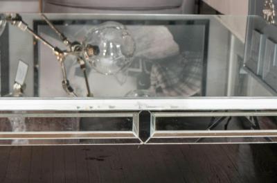 Neo Classical Mirrored Coffee Table
