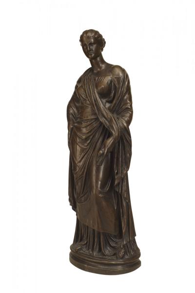 Neoclassic Patinated Bronze Ceres