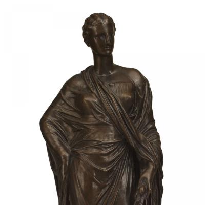 Neoclassic Patinated Bronze Ceres