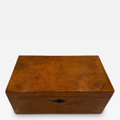 Neoclassical Box Ash Veneer Austria circa 1860