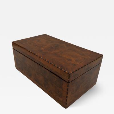 Neoclassical Box Walnut Veneer South Germany circa 1860