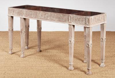 Neoclassical Carved and Painted Console