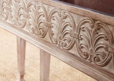 Neoclassical Carved and Painted Console