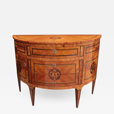 Neoclassical Demi Lune chest