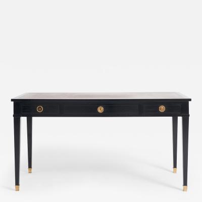 Neoclassical Ebonised Desk