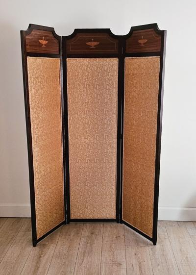 Neoclassical Edwardian English Dressing Screen