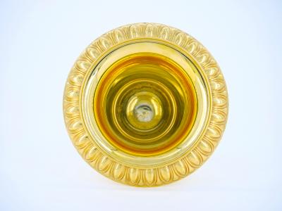 Neoclassical Gilt Campana Form Wine Cooler or Ice Bucket