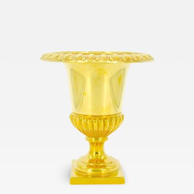 Neoclassical Gilt Campana Form Wine Cooler or Ice Bucket