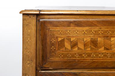 Neoclassical Inlaid 3 Drawer Commode Likely Italian Possibly Maltese ca 1770
