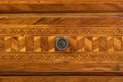 Neoclassical Inlaid 3 Drawer Commode Likely Italian Possibly Maltese ca 1770
