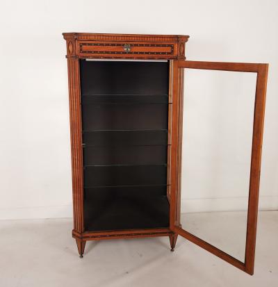 Neoclassical Inlaid Display Case Sweden Early 19th Century