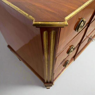 Neoclassical Mahogany Chest Of Drawers Germany circa 1800