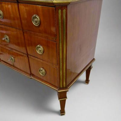 Neoclassical Mahogany Chest Of Drawers Germany circa 1800