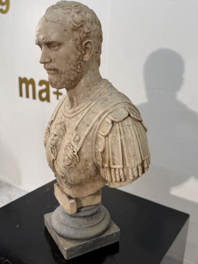 Neoclassical Marble Bust of a Roman General