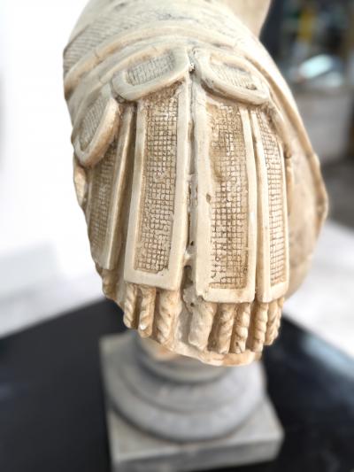 Neoclassical Marble Bust of a Roman General