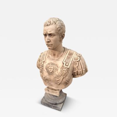 Neoclassical Marble Bust of a Roman General