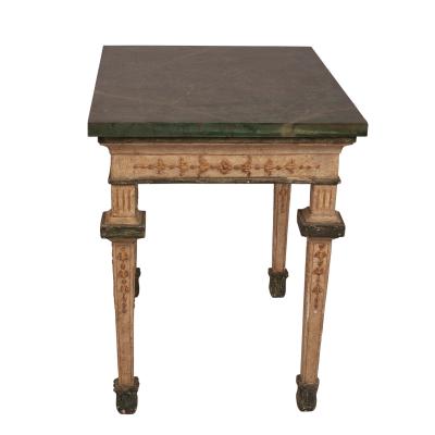 Neoclassical Painted Side Table Italy 19th Century