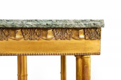 Neoclassical Simulated Bamboo Giltwood Console Pier Table 20th century