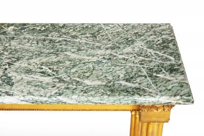 Neoclassical Simulated Bamboo Giltwood Console Pier Table 20th century