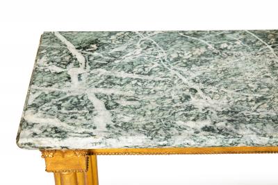 Neoclassical Simulated Bamboo Giltwood Console Pier Table 20th century