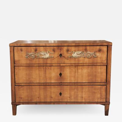 Neoclassical Three Drawer Commode