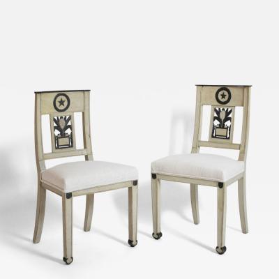 Neoclassical pineapple chairs 1960s