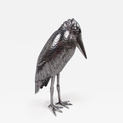 Neresheimer German Silver Brooding Raven Bird Spice Box