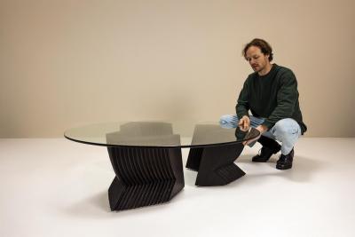 Nerone Ceccarelli Sculptural Coffee Table Model Cariatide 2 by Nerone for Ricardo Nuzzi