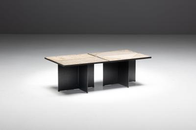 Nerone Ceccarelli Sculptural Stone Side Tables by Nerone Ceccarelli Italy 1970s