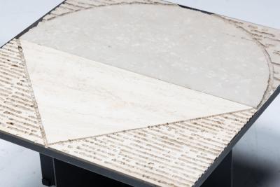 Nerone Ceccarelli Sculptural Stone Side Tables by Nerone Ceccarelli Italy 1970s