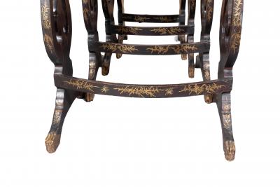 Nest Of Four Chinese Export Lacquer Nesting Tables