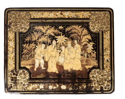 Nest Of Four Chinese Export Lacquer Tables