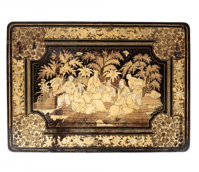 Nest Of Four Chinese Export Lacquer Tables