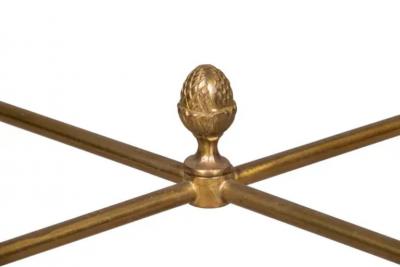 Nest of Three Vintage Brass Tables