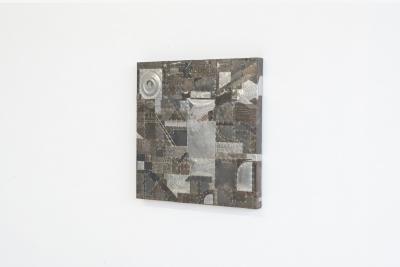 Neufeldt Max Max Neufeldt Aluminum Collage Assemblage Sculpture 1985